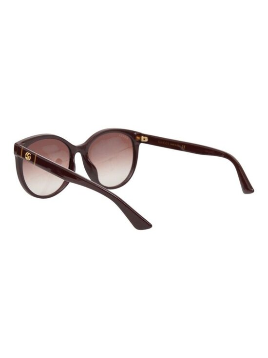 Gucci GG Logo Gradient Asian Fit UV Cut Sunglasses Brown Acetate 1- Eyewear main image 6